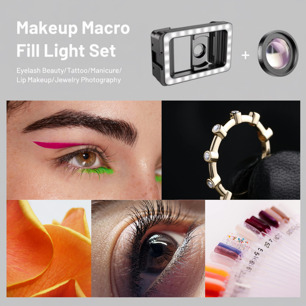 Macro HD con Luz Led - Beauty
