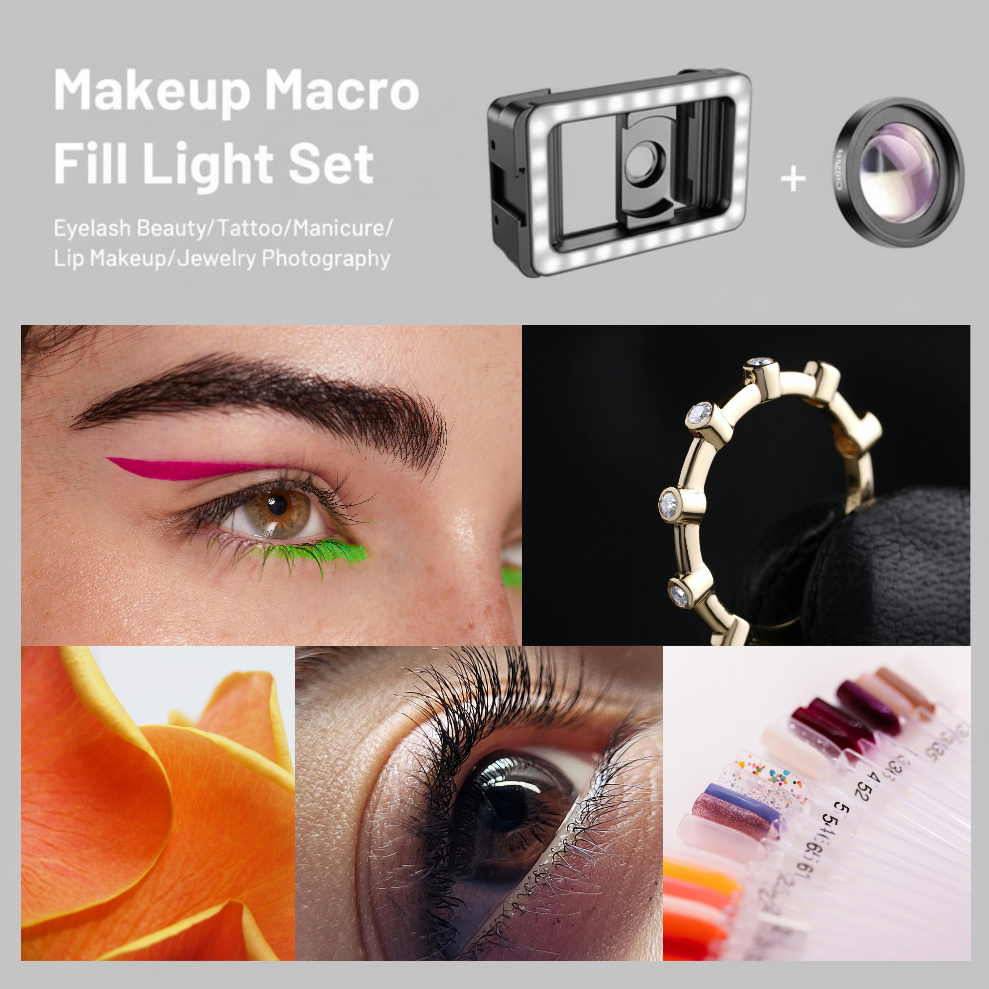 Macro HD con Luz Led - Beauty